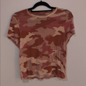 pink camo tee